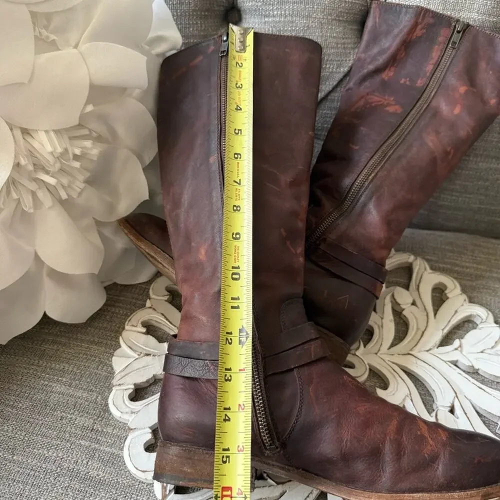 Frye Brown Leather Tall Boots Women’s 7.5